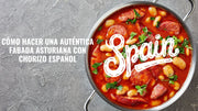 Cómo hacer una auténtica fabada asturiana con chorizo español receta detallada